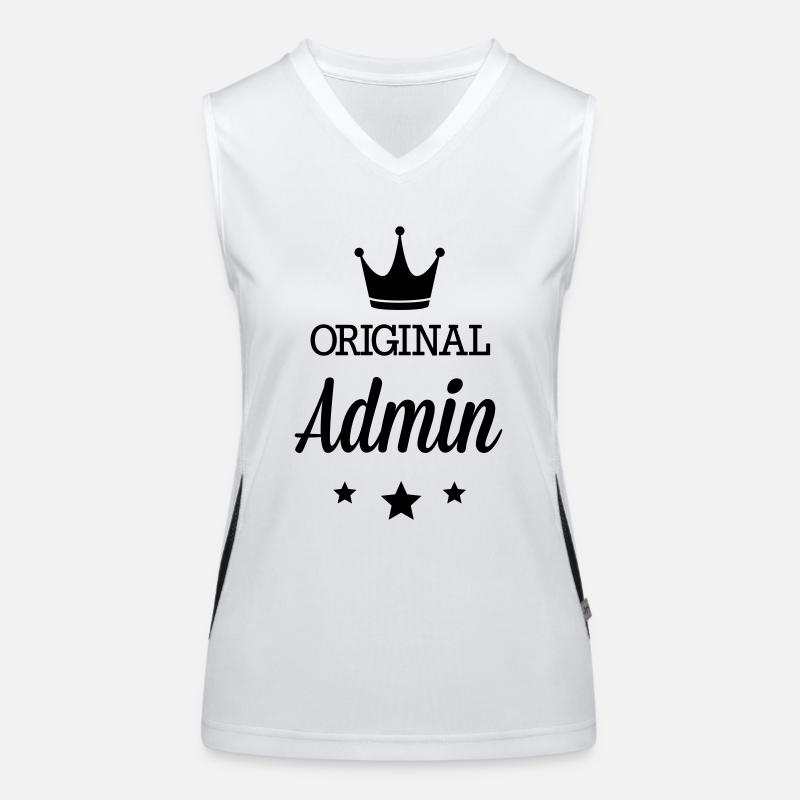 Original three star deluxe Admin Women's Functional Contrast Tank Top