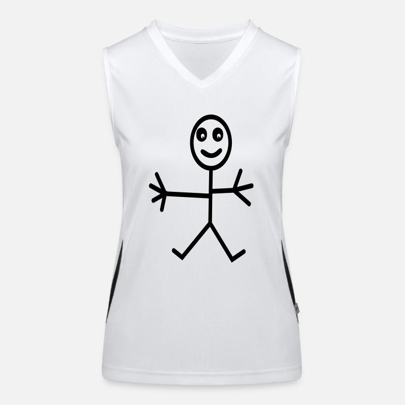 Comic Funktionelles Kontrast-Tank Top für Frauen