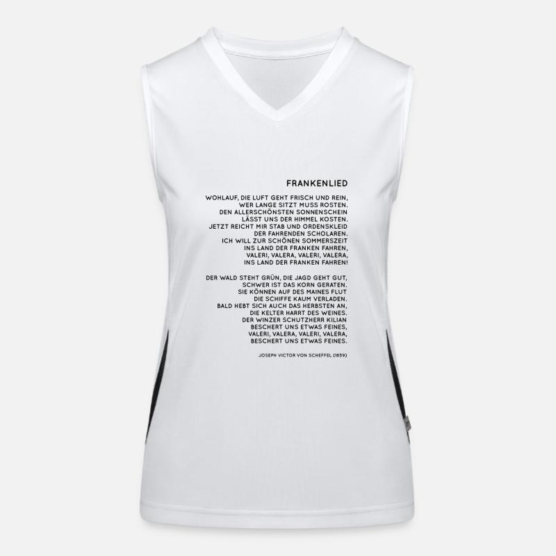 Frankenlied Franken Women's Functional Contrast Tank Top