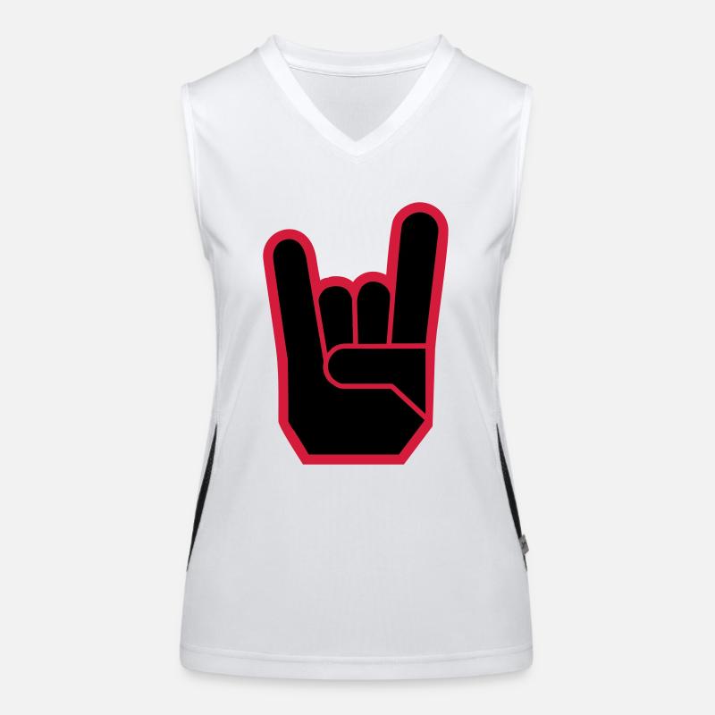 Rock Hand Pommesgabel Devilhand Women's Functional Contrast Tank Top