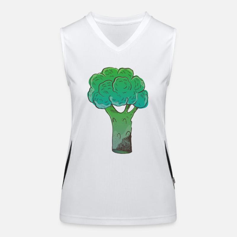Brocoli Débardeur respirant contrasté Femme