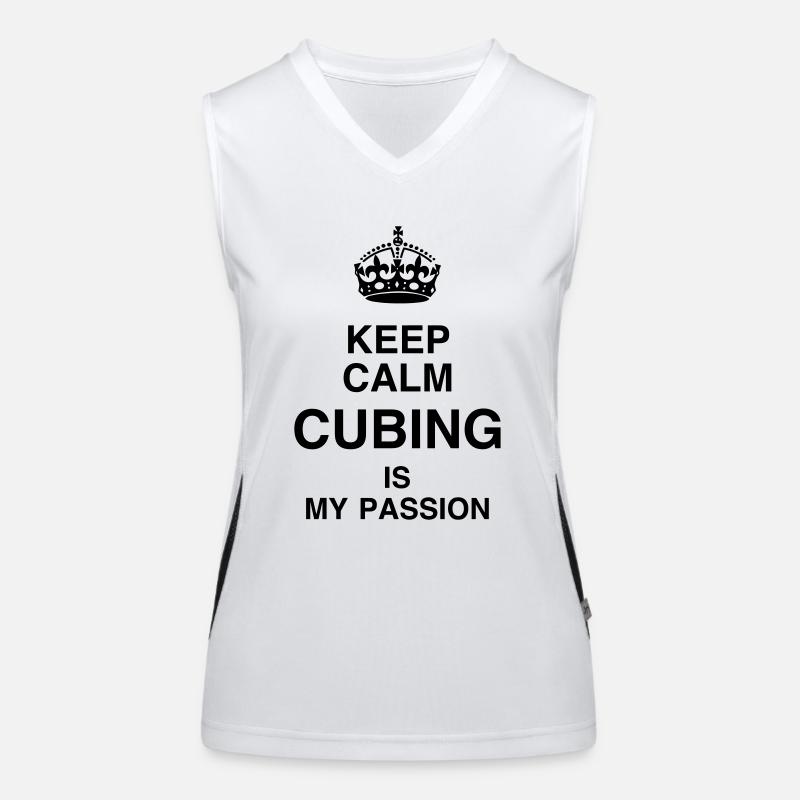 Cubing / Cube / Cuber / Speedcubing Funktionelles Kontrast-Tank Top für Frauen