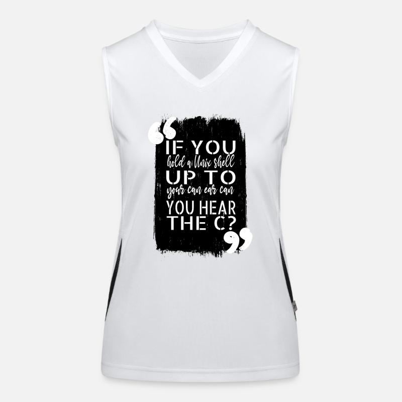 doctor programming language gift present idea Women's Functional Contrast Tank Top