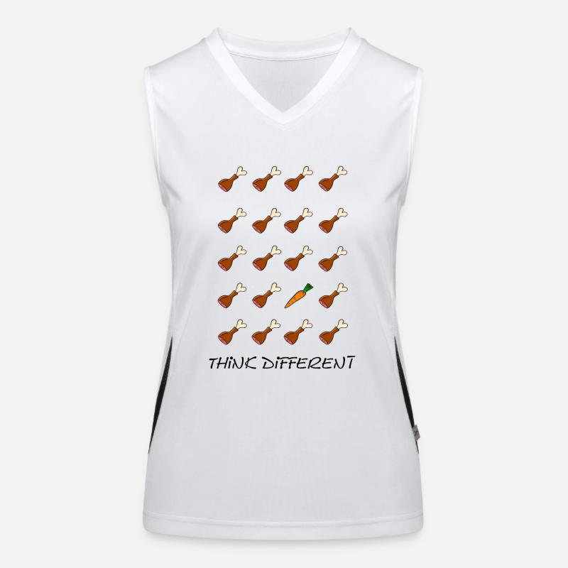 Think different Women's Functional Contrast Tank Top