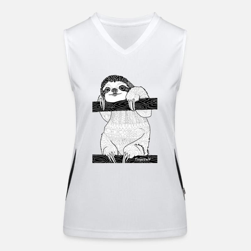 faul Funktionelles Kontrast-Tank Top für Frauen