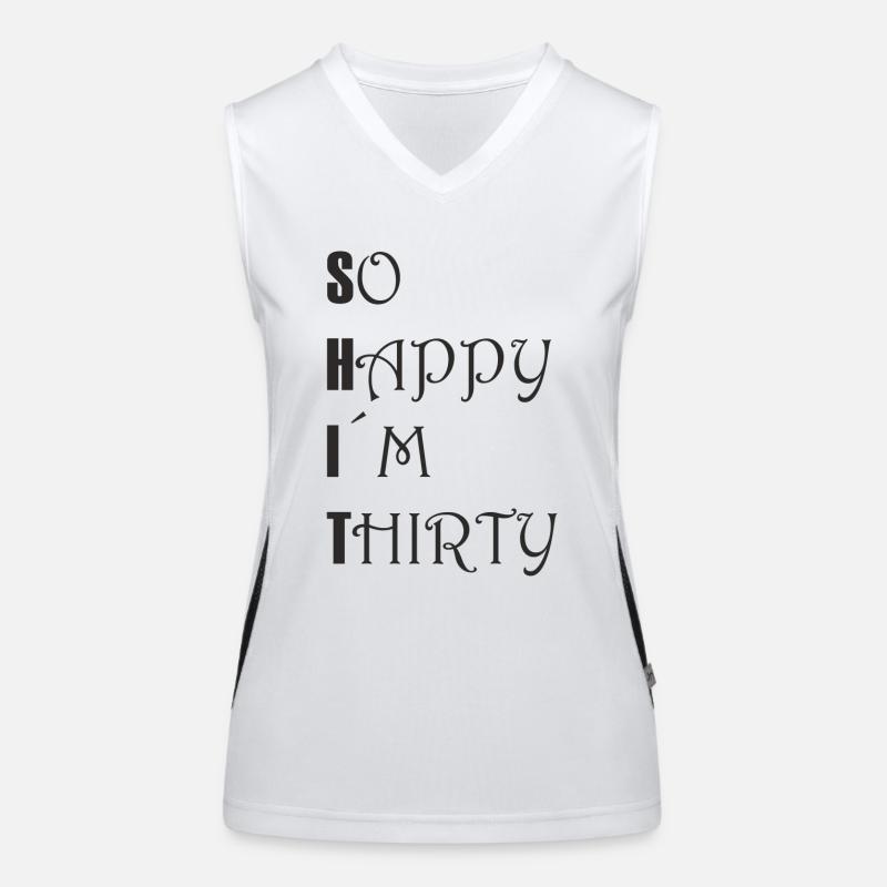 shit Funktionelles Kontrast-Tank Top für Frauen