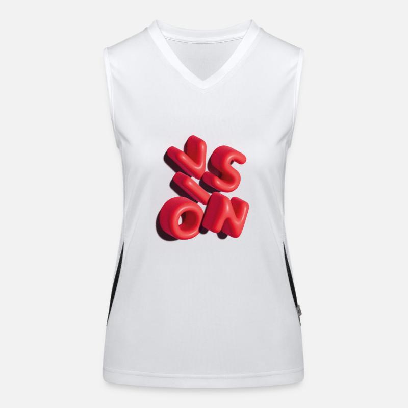 VSION Bubble Apparel Women's Functional Contrast Tank Top
