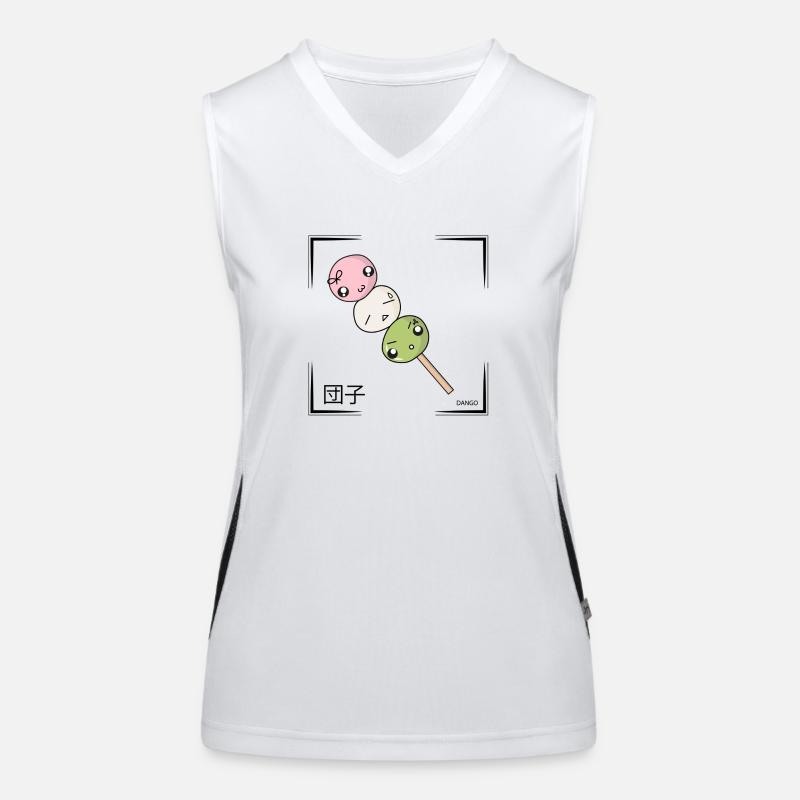 DANGO Boulette de riz Débardeur respirant contrasté Femme