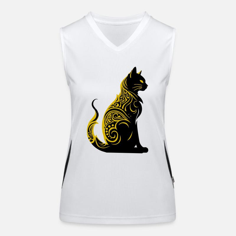 Chat Débardeur respirant contrasté Femme
