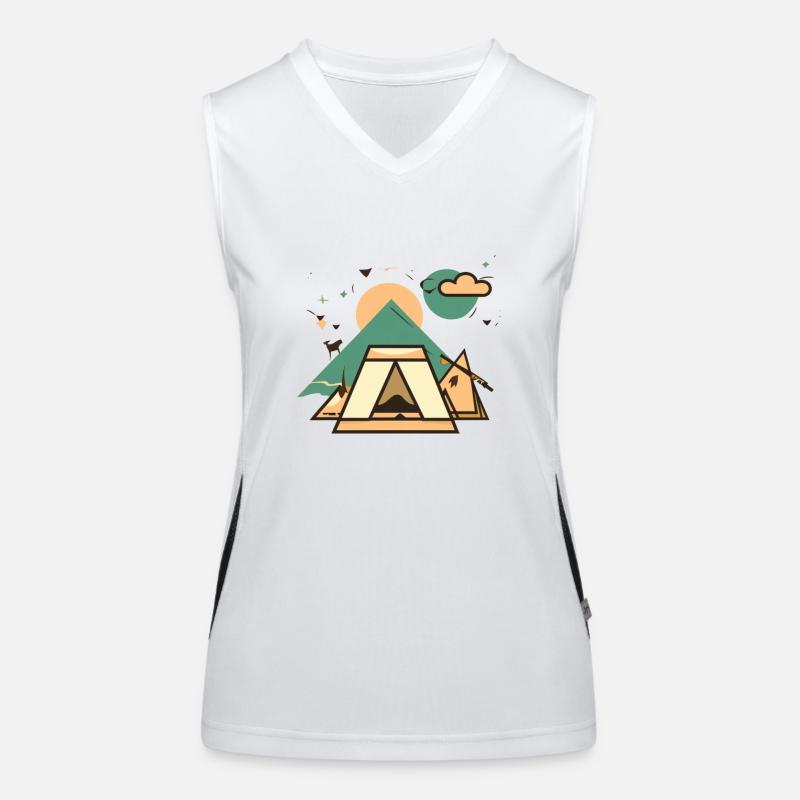 Lager Funktionelles Kontrast-Tank Top für Frauen