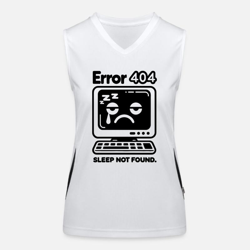 Error 404 Sleep Not Found Women's Functional Contrast Tank Top