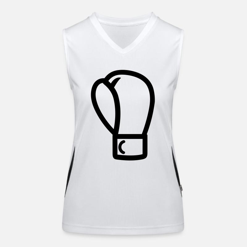 Boxhandschuh Funktionelles Kontrast-Tank Top für Frauen