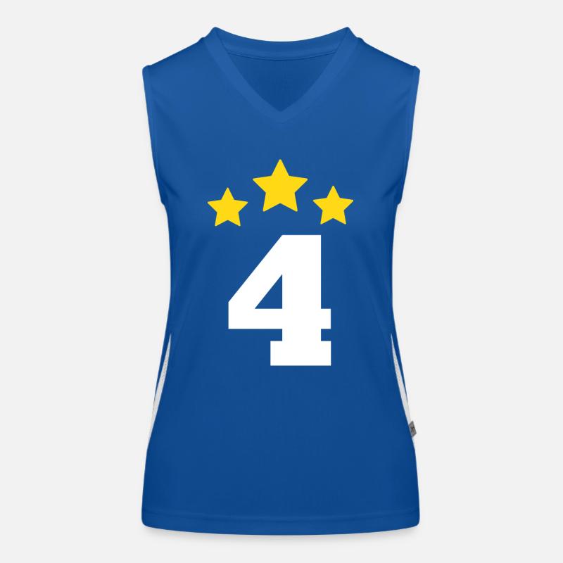 4 ans étoile - cadeau de 4e anniversaire Débardeur respirant contrasté Femme