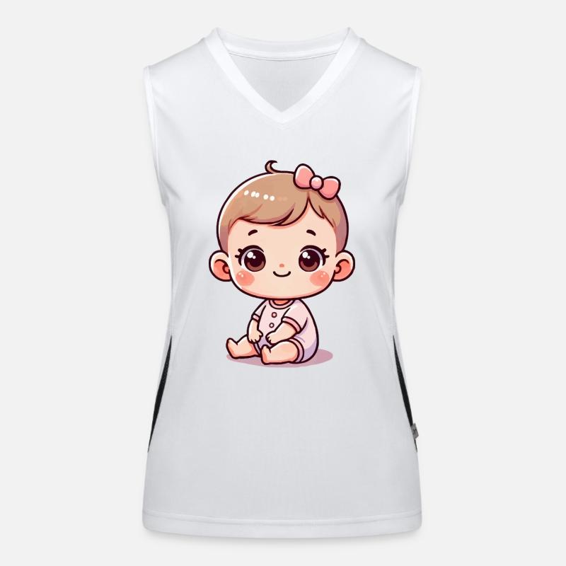 Bébé Débardeur respirant contrasté Femme