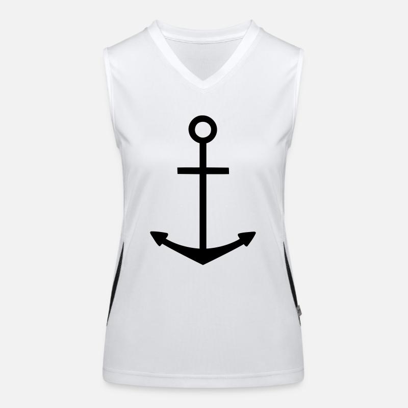 Anker Funktionelles Kontrast-Tank Top für Frauen