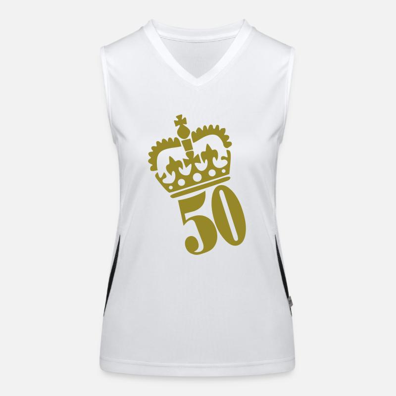 Geburtstag Funktionelles Kontrast-Tank Top für Frauen
