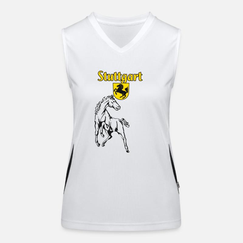 Stuttgart Funktionelles Kontrast-Tank Top für Frauen