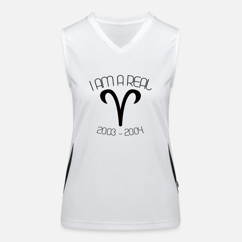 WIDDER STERNZEICHEN Funktionelles Kontrast-Tank Top für Frauen