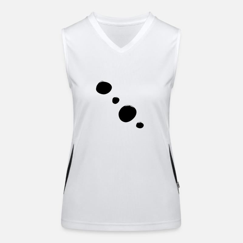Formes Cercles Cercle Symbole Débardeur respirant contrasté Femme