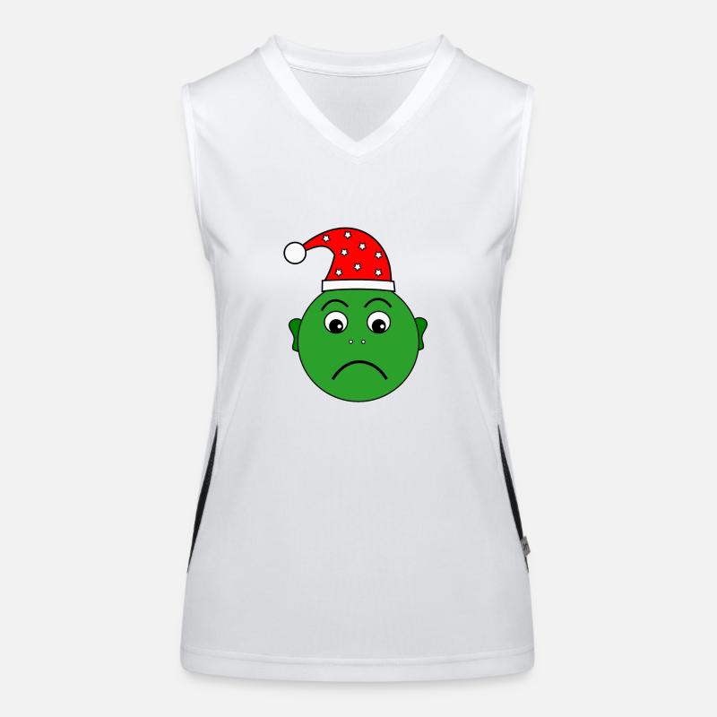 Another Christmas grouch Women's Functional Contrast Tank Top