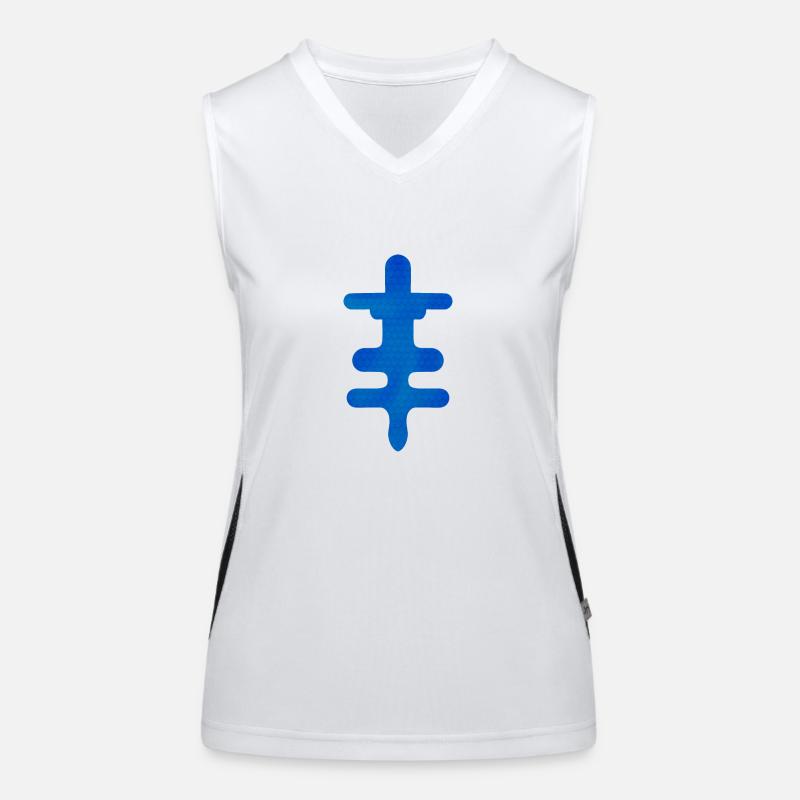 Adinkra Symbol Power Okodee Mmowere Geschenkidee Funktionelles Kontrast-Tank Top für Frauen