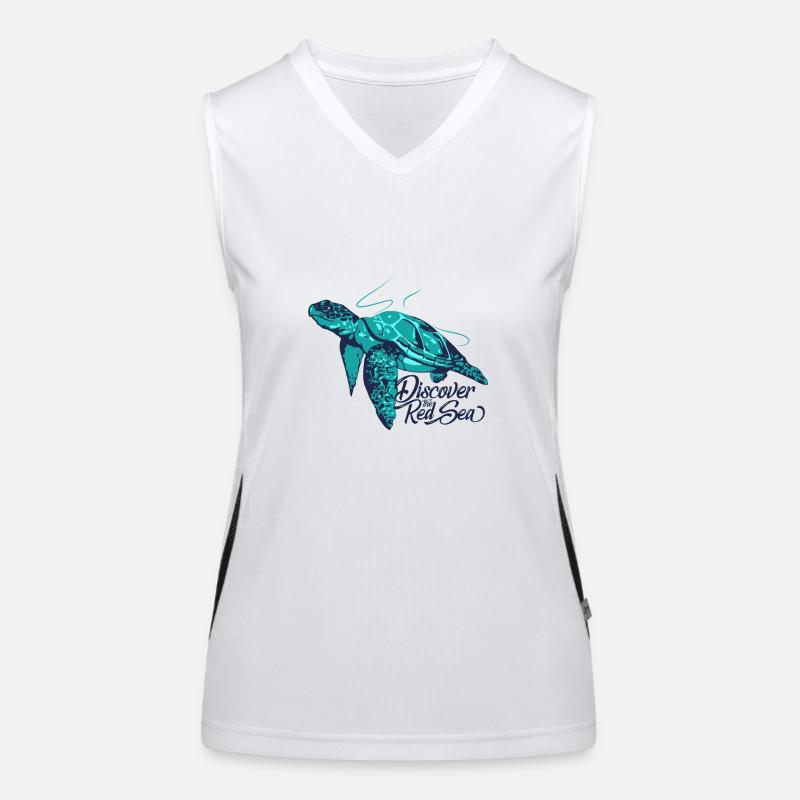 Only Turtle Funktionelles Kontrast-Tank Top für Frauen