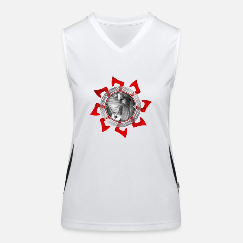Wikinger Funktionelles Kontrast-Tank Top für Frauen
