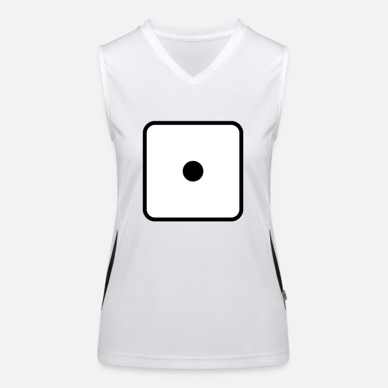 Numéro de cube 1 Débardeur respirant contrasté Femme