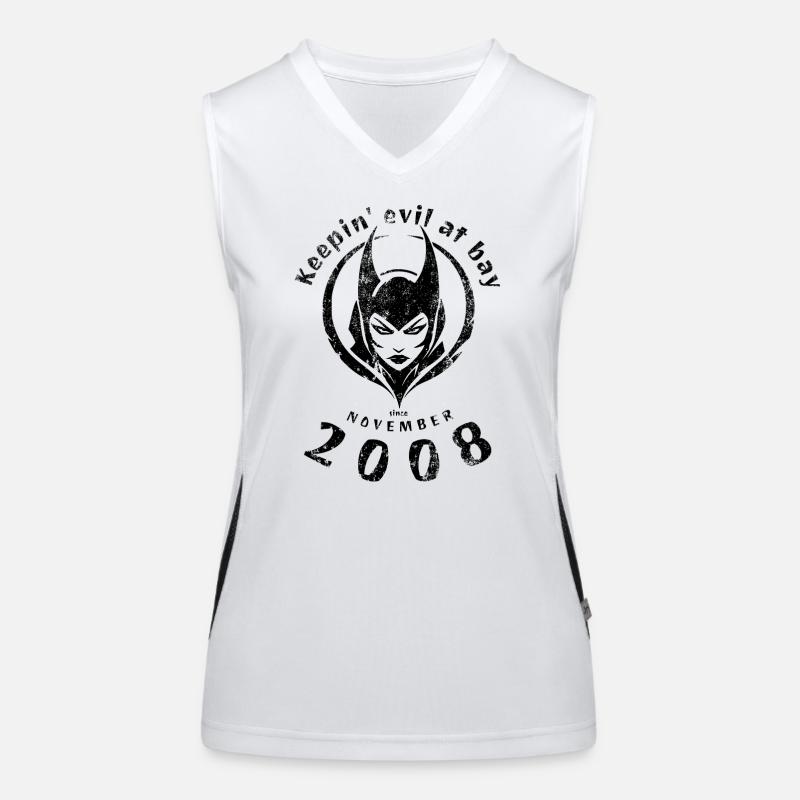 16. Geburtstag Keepin evil at bay since 11/2008 Funktionelles Kontrast-Tank Top für Frauen
