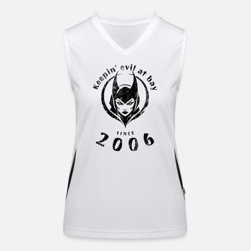 18. Geburtstag Keepin evil at bay since 2006 Funktionelles Kontrast-Tank Top für Frauen