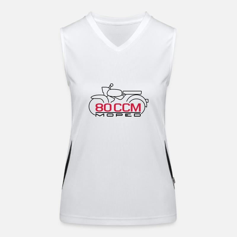 Moped Sperber Habicht 80 ccm Emblem Funktionelles Kontrast-Tank Top für Frauen