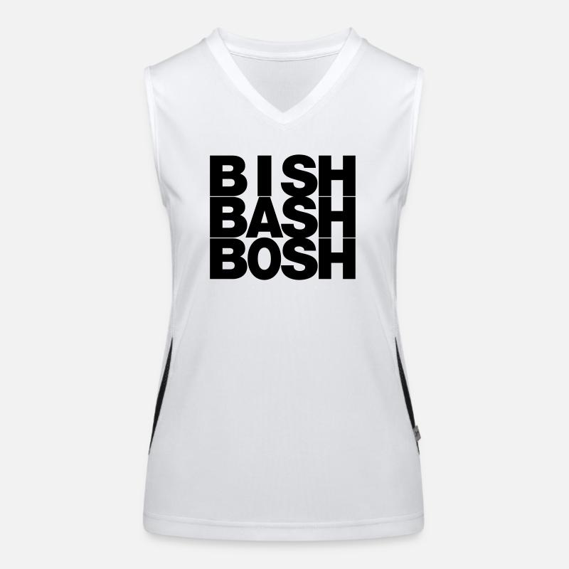 bish-bash-bosh Women's Functional Contrast Tank Top