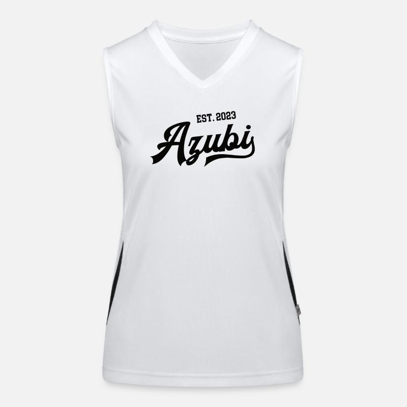 Azubi 2023 Lehrling Beginn Start Ausbildung Lehre Funktionelles Kontrast-Tank Top für Frauen