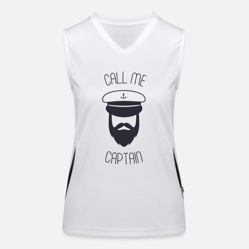 Appelez-moi le capitaine Débardeur respirant contrasté Femme