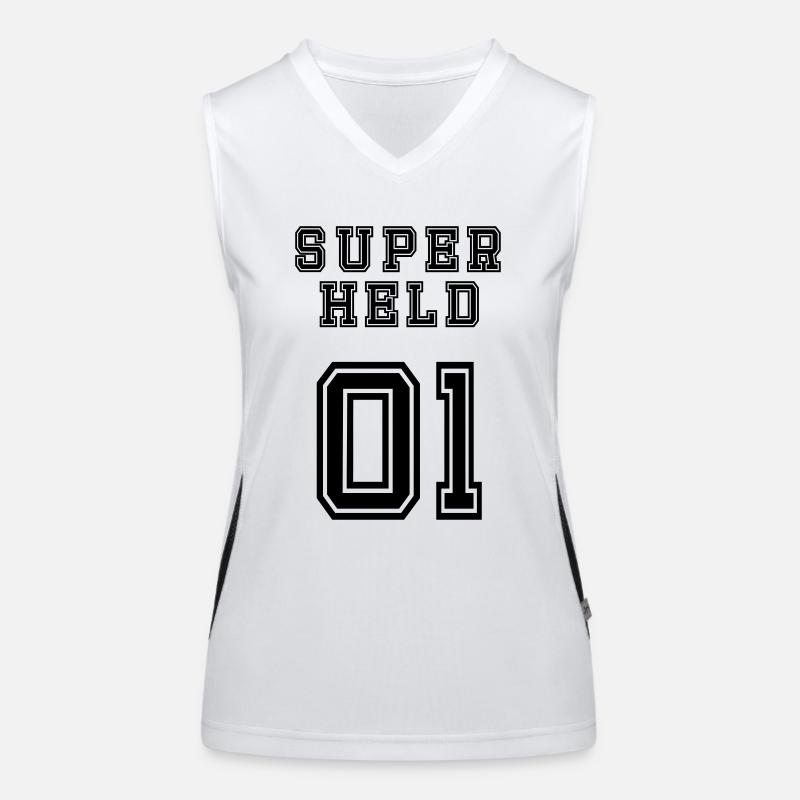 Superheld Funktionelles Kontrast-Tank Top für Frauen