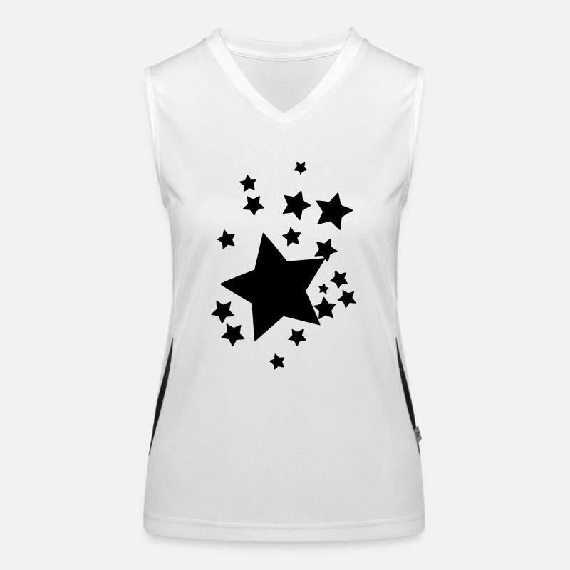 star Funktionelles Kontrast-Tank Top für Frauen