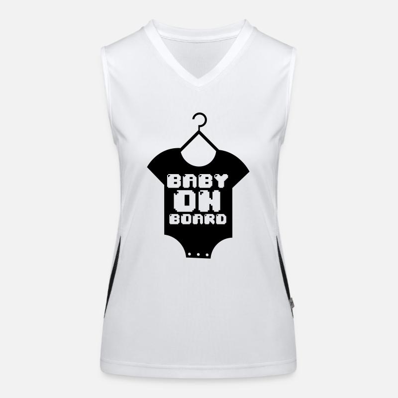 Babyeinstieg Funktionelles Kontrast-Tank Top für Frauen