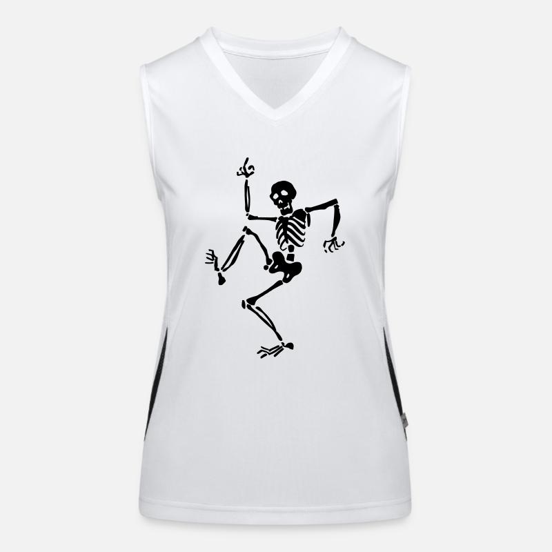 Skeleton Women's Functional Contrast Tank Top