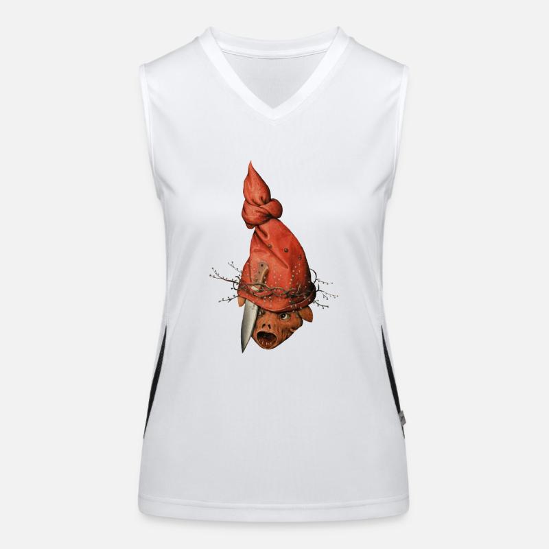 Bruegels Dämon Funktionelles Kontrast-Tank Top für Frauen