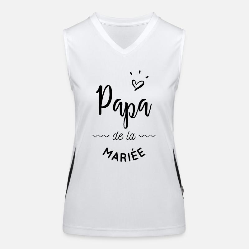 Papa de la mariée Débardeur respirant contrasté Femme