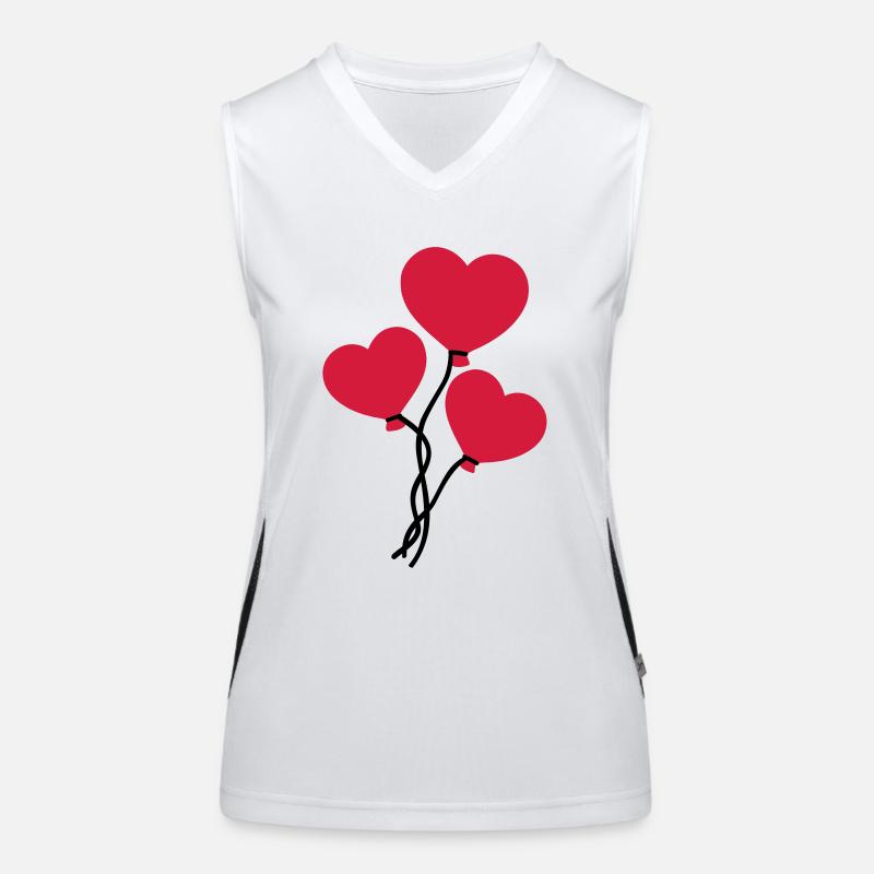 Luftballons Funktionelles Kontrast-Tank Top für Frauen