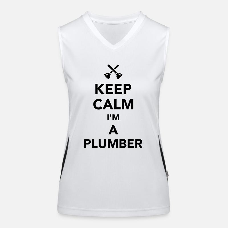 Klempner Funktionelles Kontrast-Tank Top für Frauen