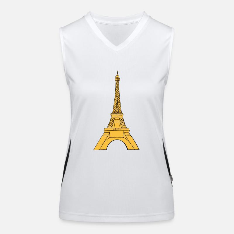 Tour Eiffel Débardeur respirant contrasté Femme