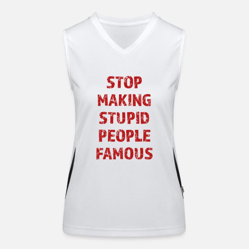 SMSPF Funktionelles Kontrast-Tank Top für Frauen