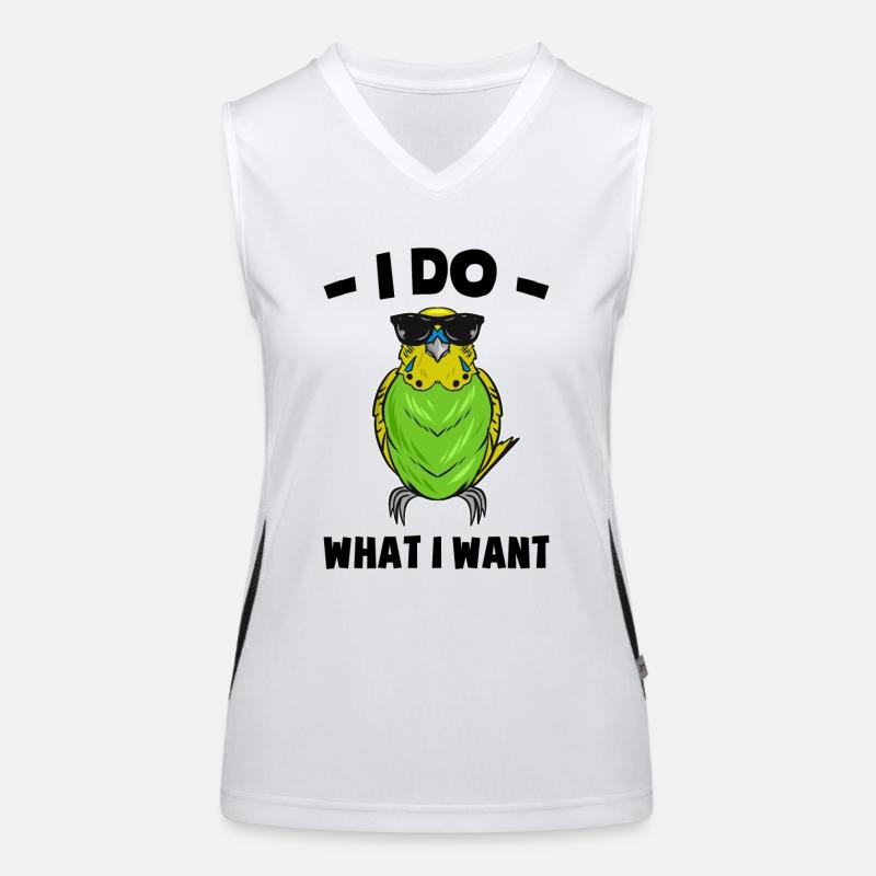 Perruche ondulée Débardeur respirant contrasté Femme