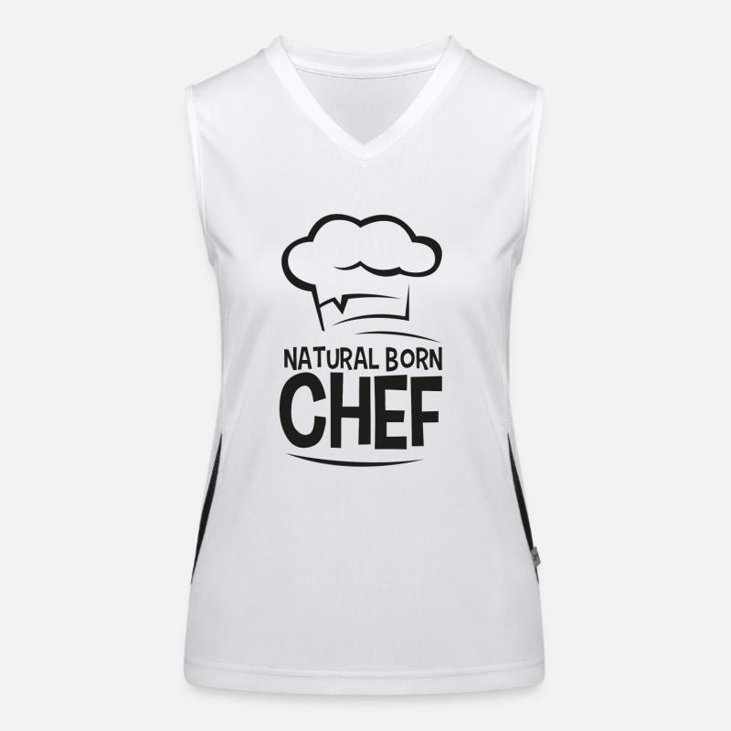 Chef né Débardeur respirant contrasté Femme