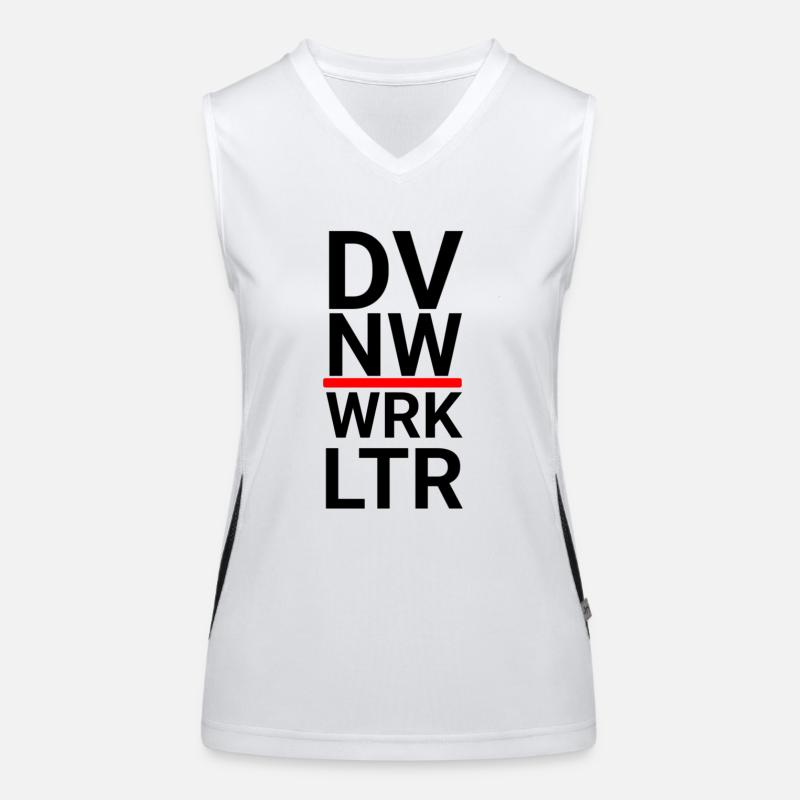 dive now - work later Women's Functional Contrast Tank Top