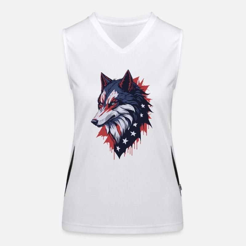 Wolf Women's Functional Contrast Tank Top
