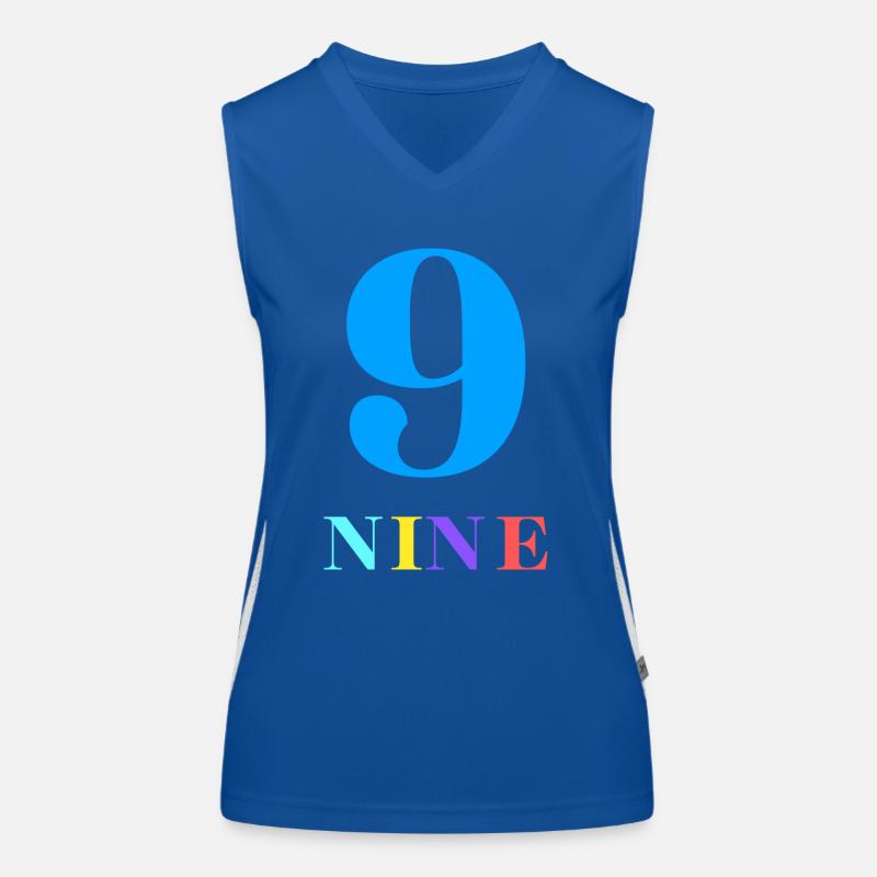 Nine-9th Anniversary Women's Functional Contrast Tank Top