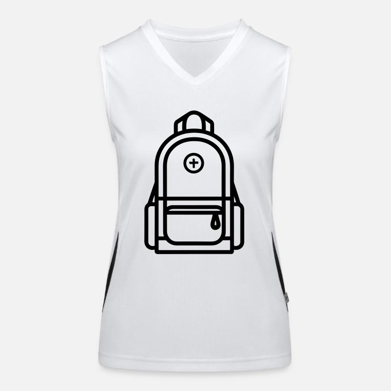 Rucksack Funktionelles Kontrast-Tank Top für Frauen